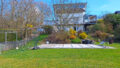 Blick vom Garten aufs Haus