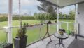 Loggia mit grüner Aussicht