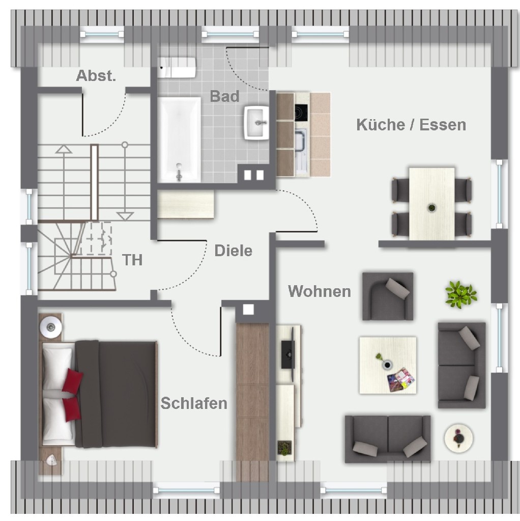 Grundriss Dachgeschoss