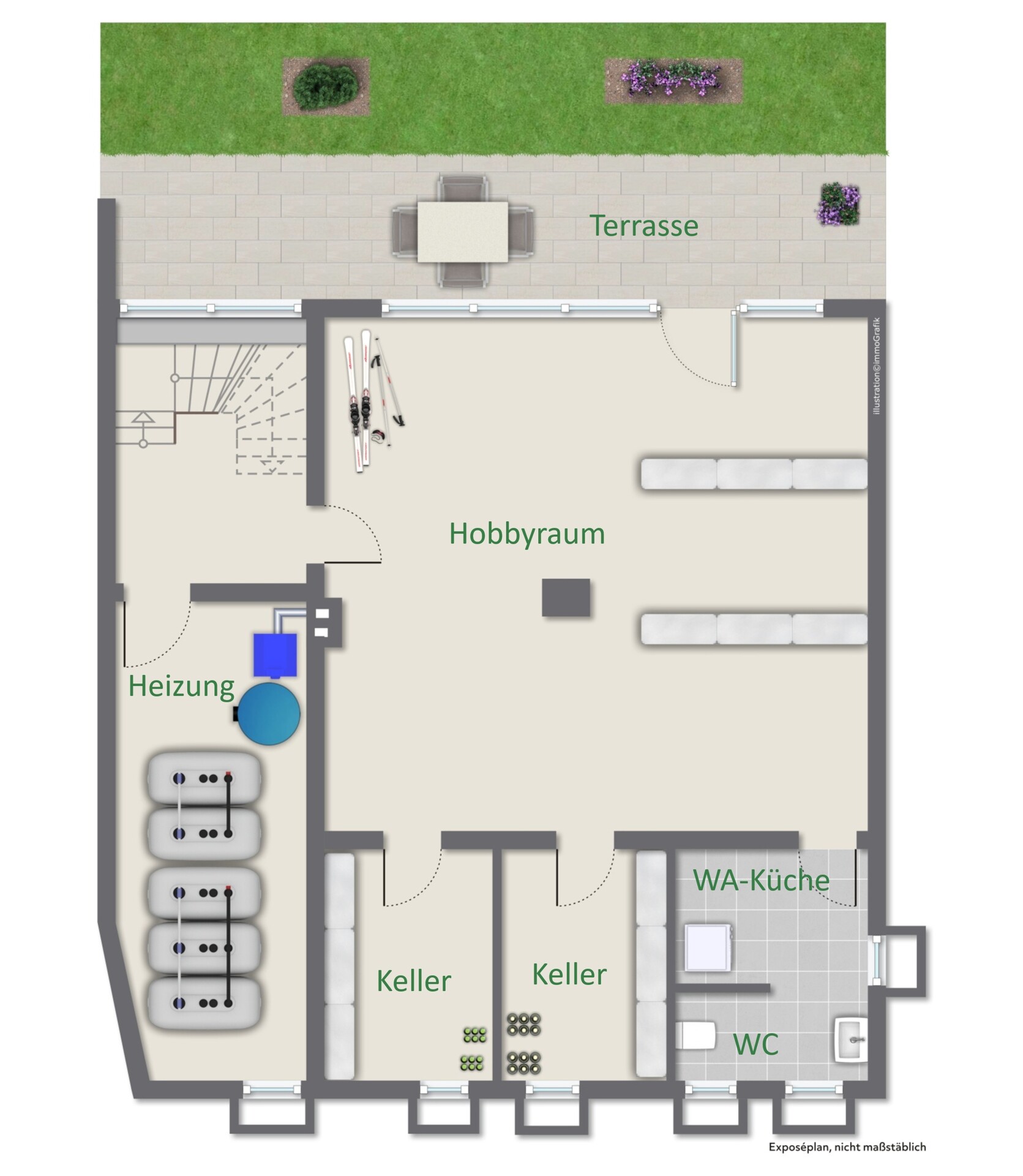 Grundriss Kellergeschoss