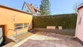 Terrasse und Garage