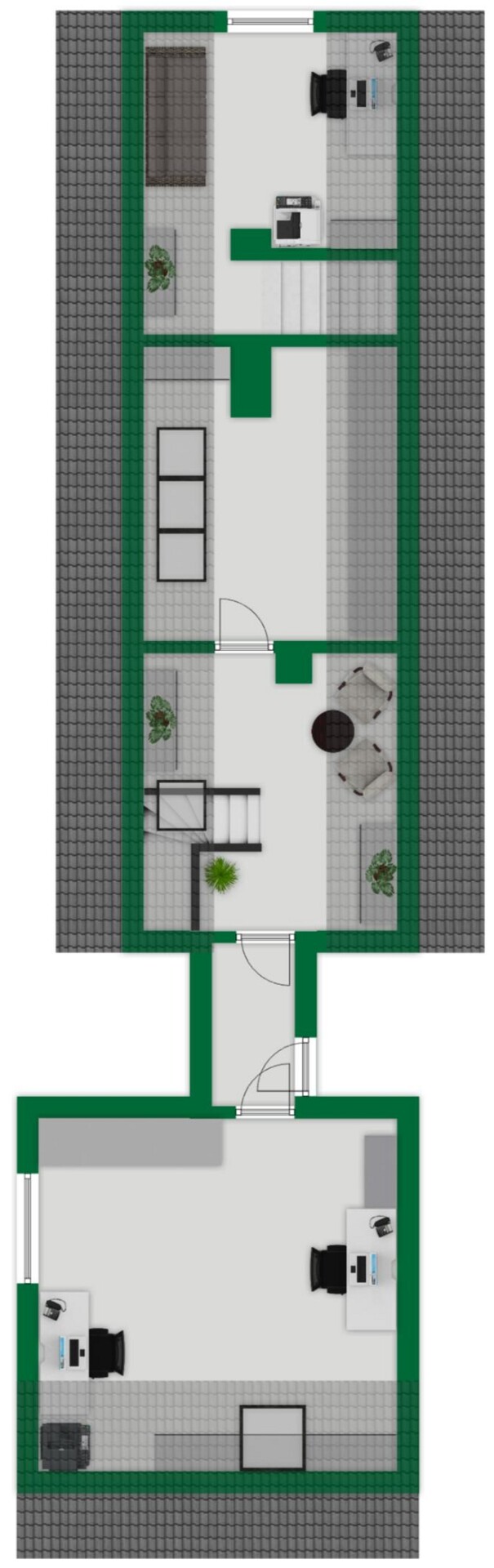 Grundriss-Skizze Dachgeschoss