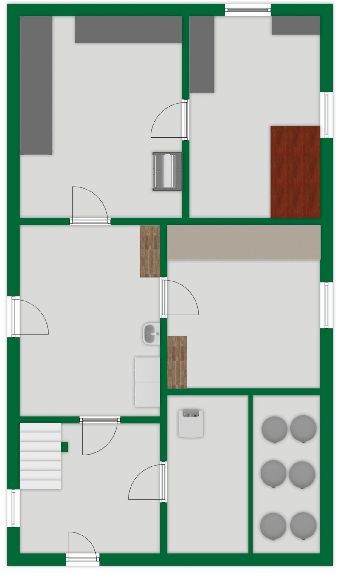 Grundriss-Skizze Kellergeschoss