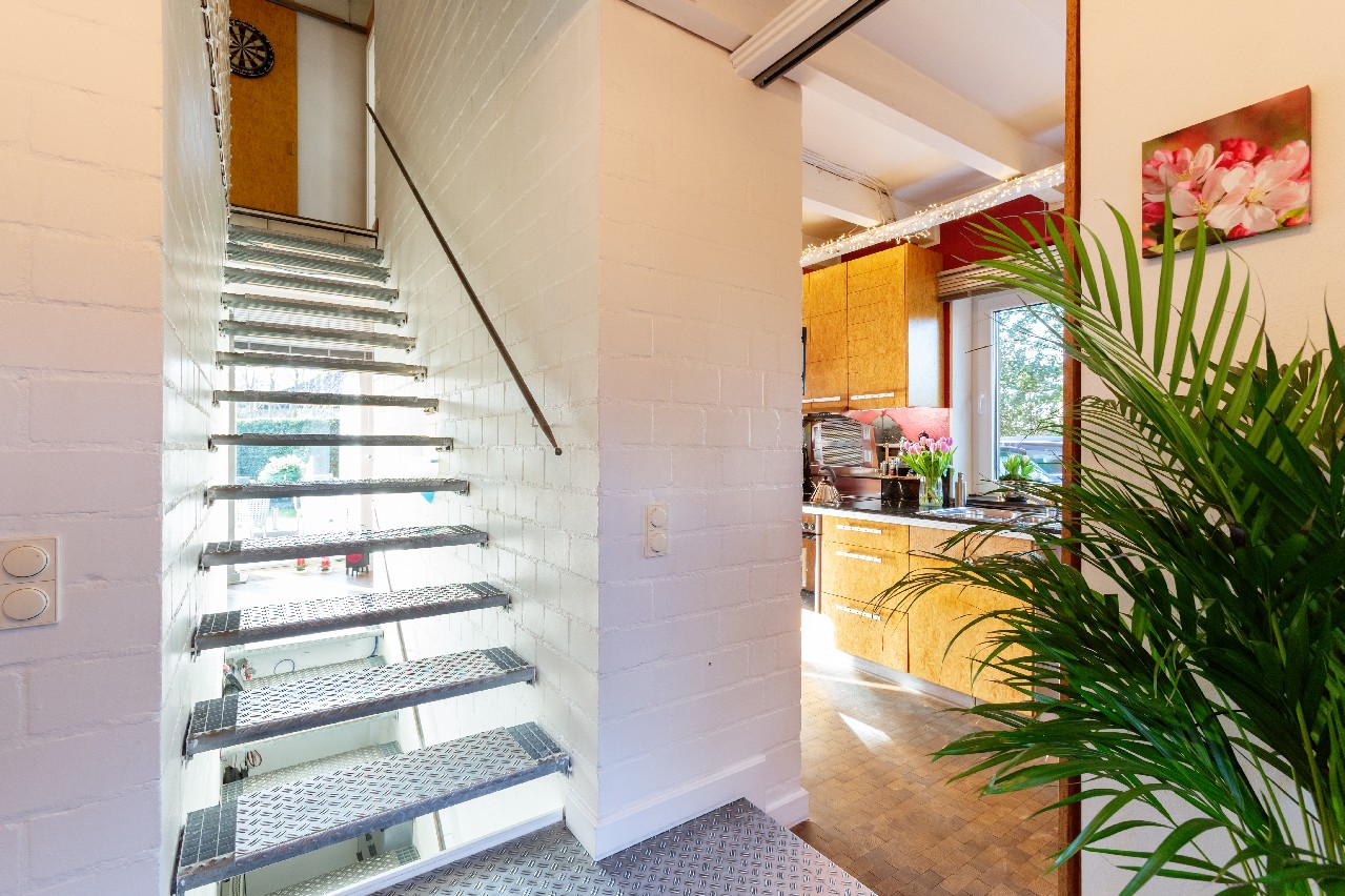 Aufgang zum Ober- und Dachgeschoss