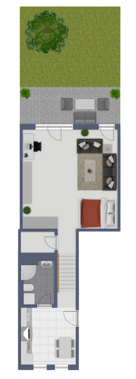 Grundriss Hobbybereich