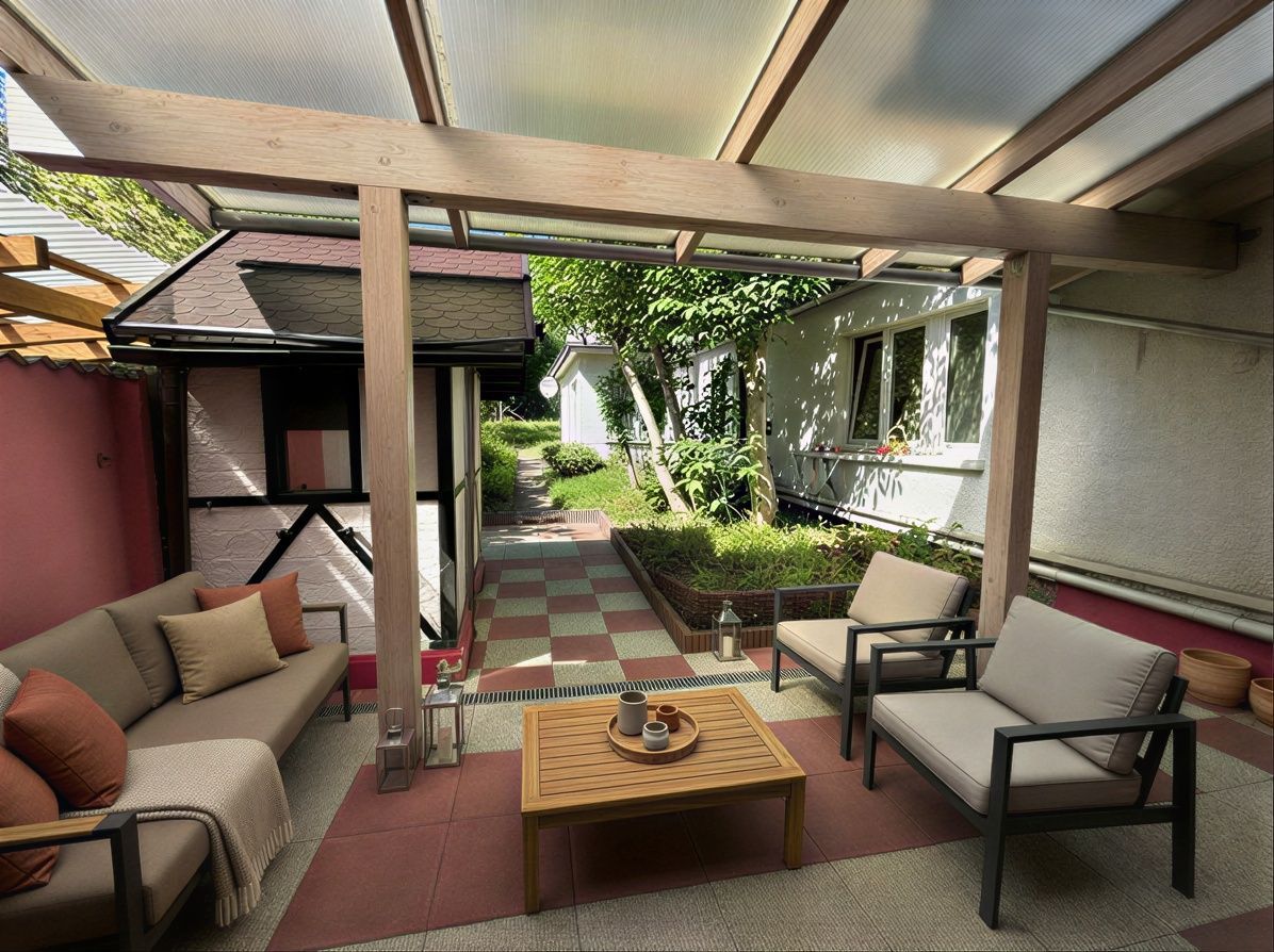 Terrassse und Garten