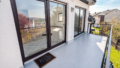 Der ca. 9 m² große  Balkon