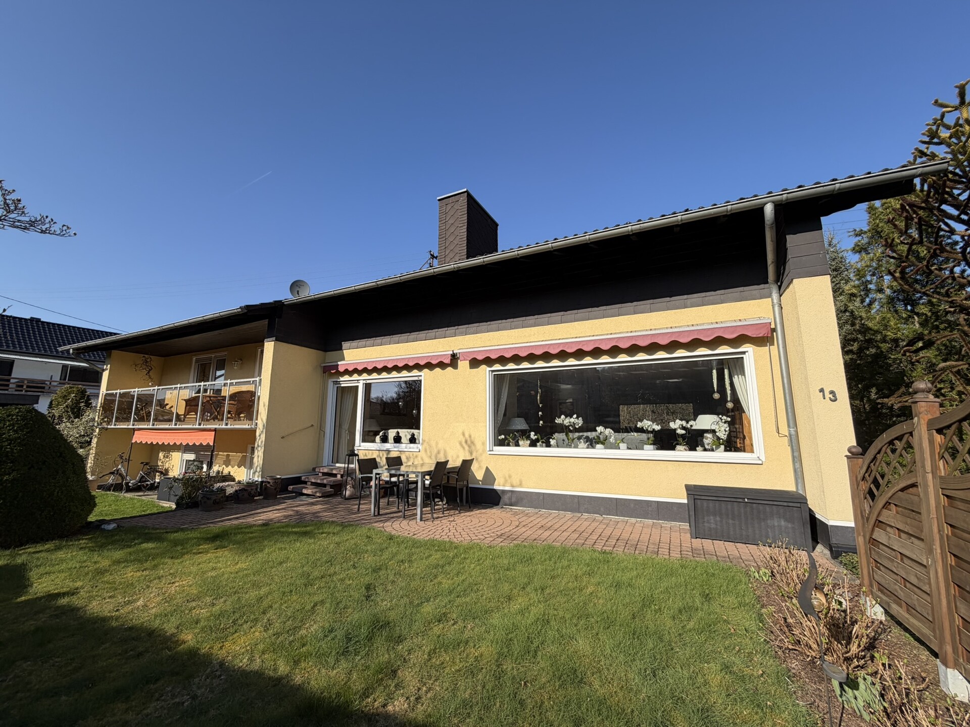 Blick zur Terrasse