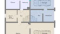 Grundriss Untergeschoss mit Trennungsmöglichkeit