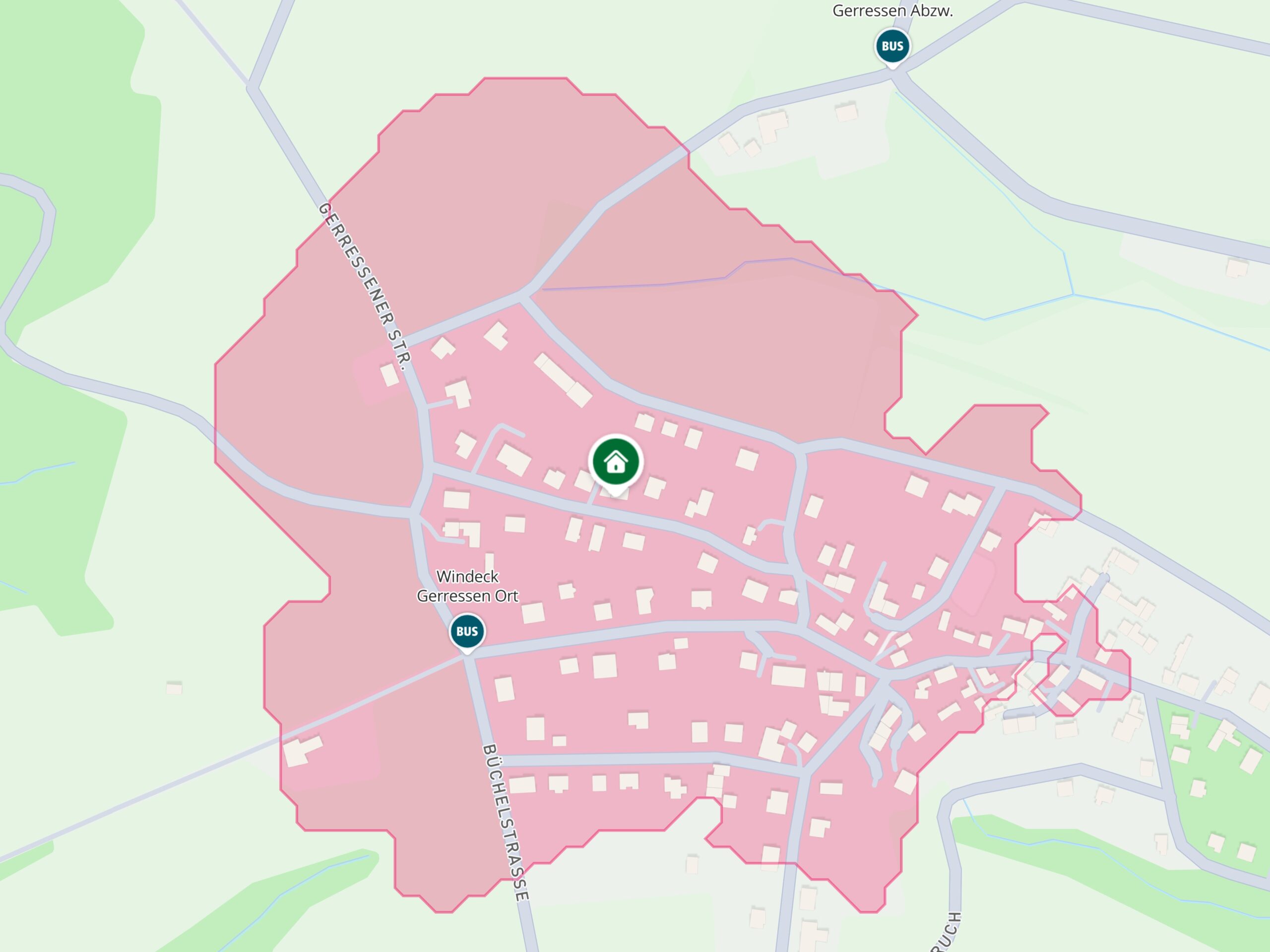 Lageplan Gerressen