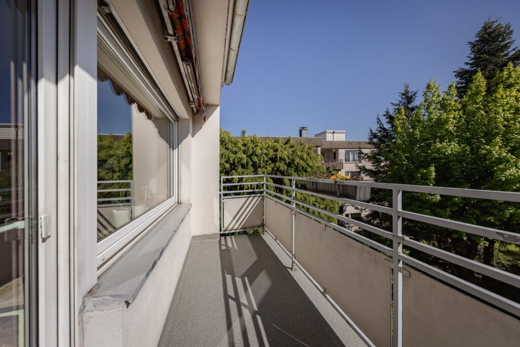 Aussicht vom Balkon (Haus 1)