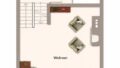 Grundriss: Ebene 2 und Ebene 3