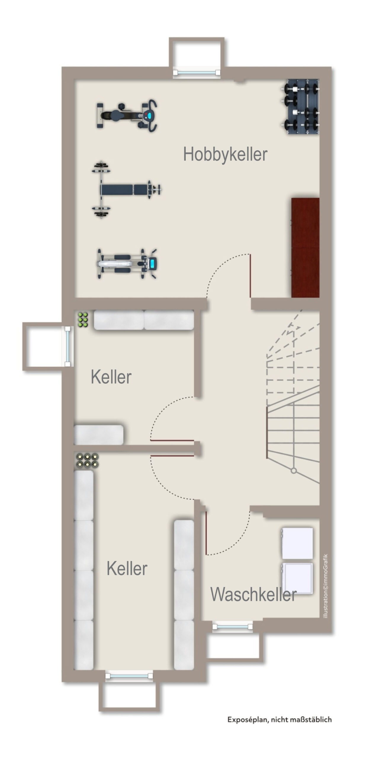 Grundriss Keller