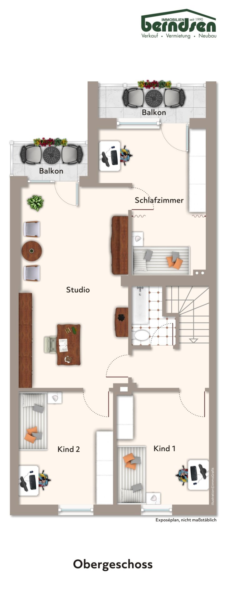 Grundriss: Obergeschoss