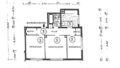 Wohnungsgrundriss bemaßt