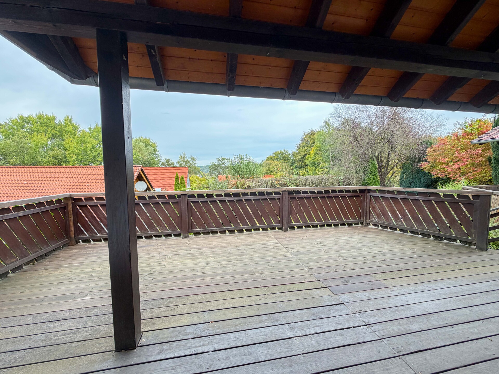 Überdachte Terrasse