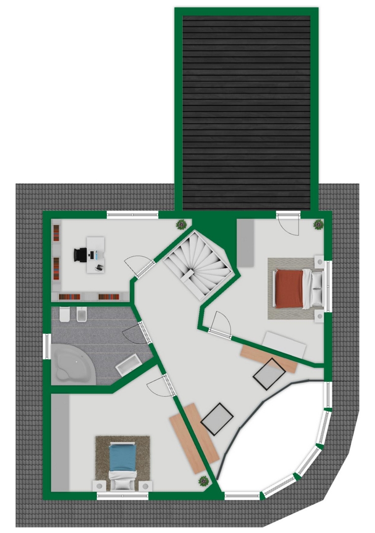 Grundriss Obergeschoss
