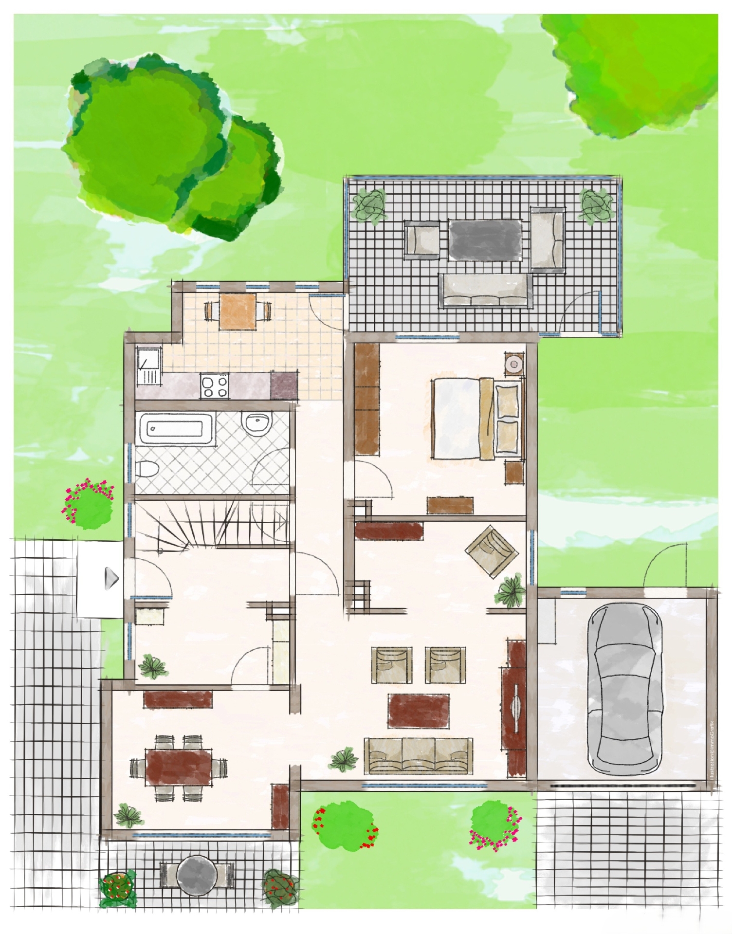 Grundriss Erdgeschoss
